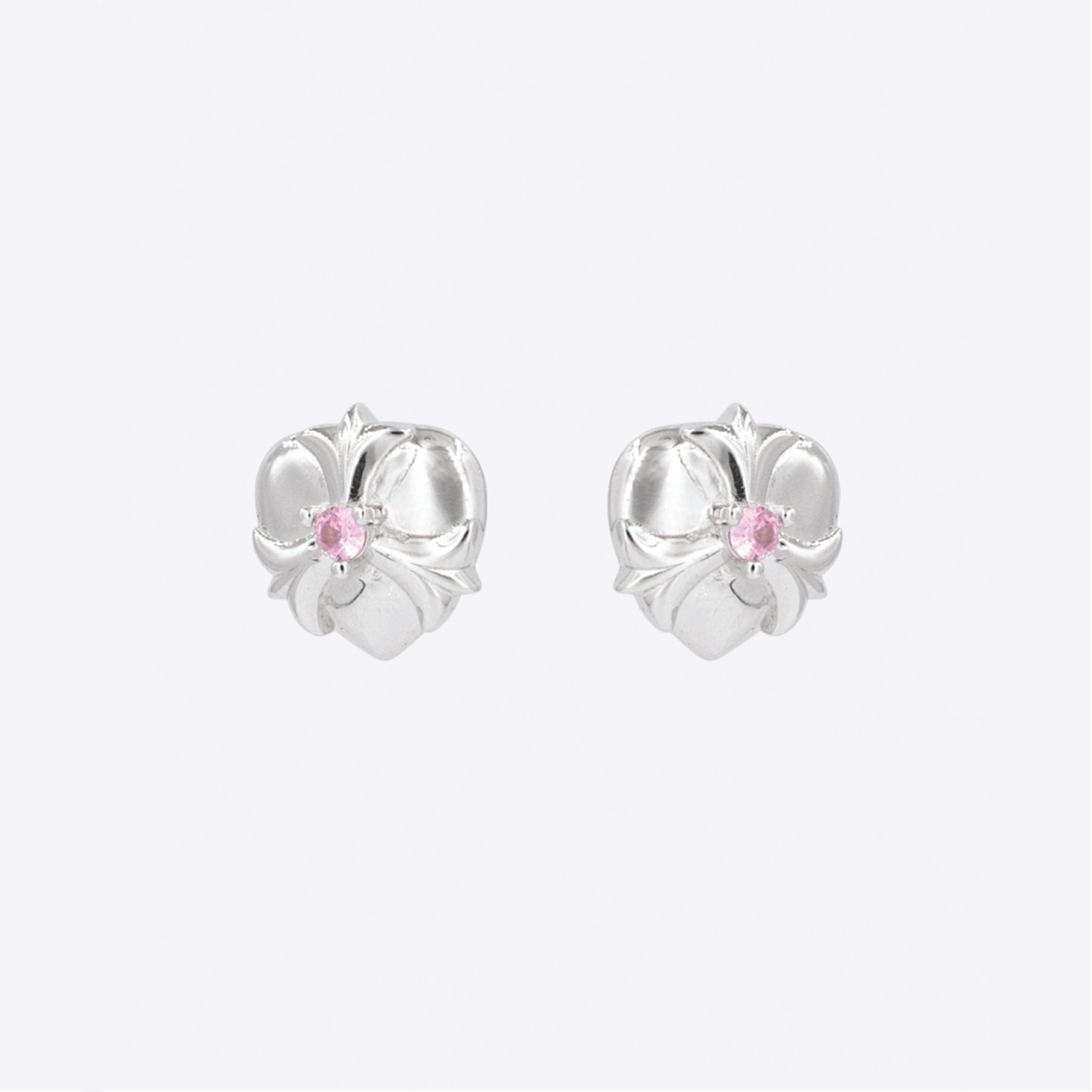 Petals on Heart Earrings