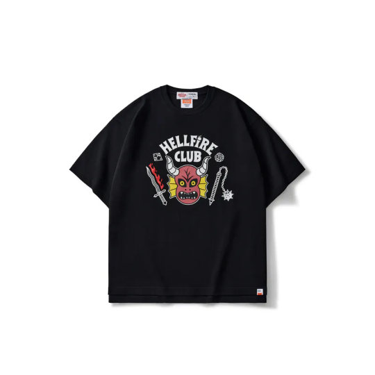 FILTER017® X Stranger Things X Jun Oson Hellfire Club Tee - Black (L) (Worth: HK$479) (1 pc) e-Redemption Coupon