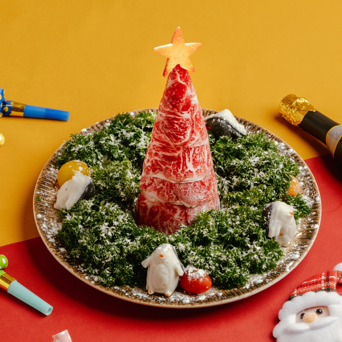 Celebrate Christmas at Nabe Urawa with a Free Wagyu Beef Christmas Tree! 