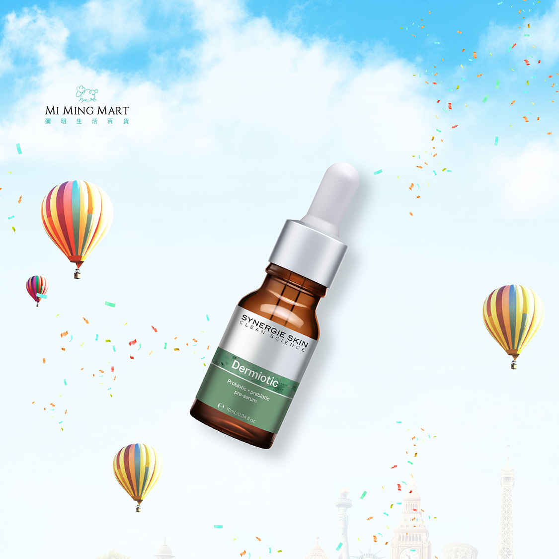 (Fashion Walk) MI MING MART SYNERGIE SKIN Dermiotic 10ml (Worth: HK$230) e-Redemption Coupon