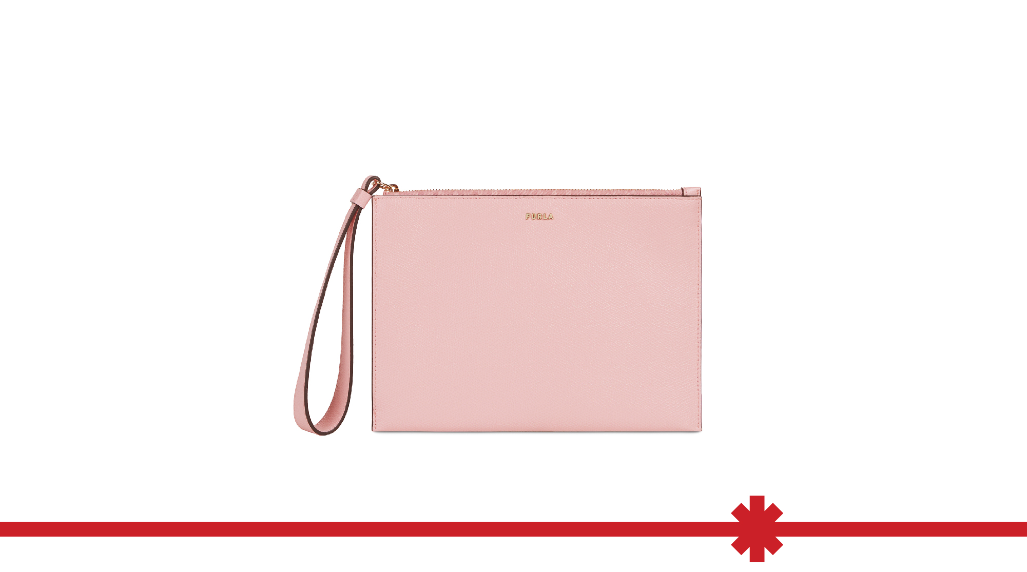 FURLA: Babylon 皮革手拿包 (粉紅色) 電子換領券@Fashion Walk