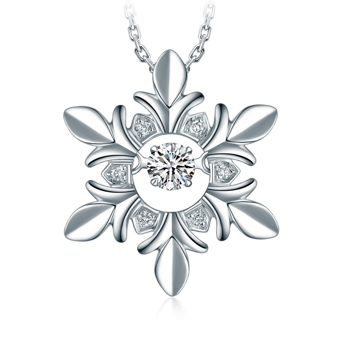 Disney's Frozen Collection : 18K/750 White Gold Diamond Pendant (Without necklace) (149263-U) e-Redemption Coupon@ Chow Tai Fook