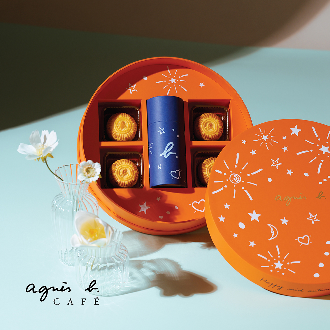 Enjoy discounted price HK$317 to purchase an agnès b.  mooncake (4pcs) coupon (original value: HK$360)