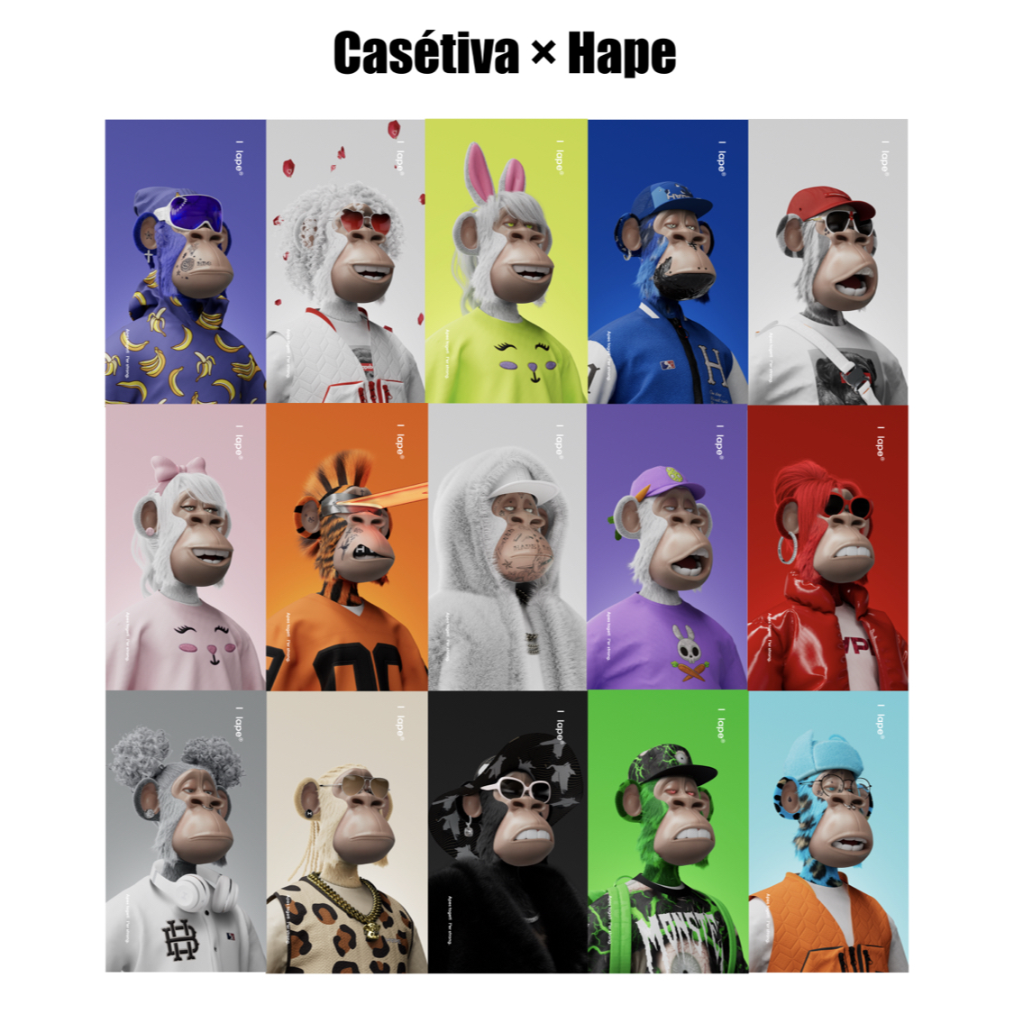 Casétiva × Hape 潮流猿人限定聯名手機殼
